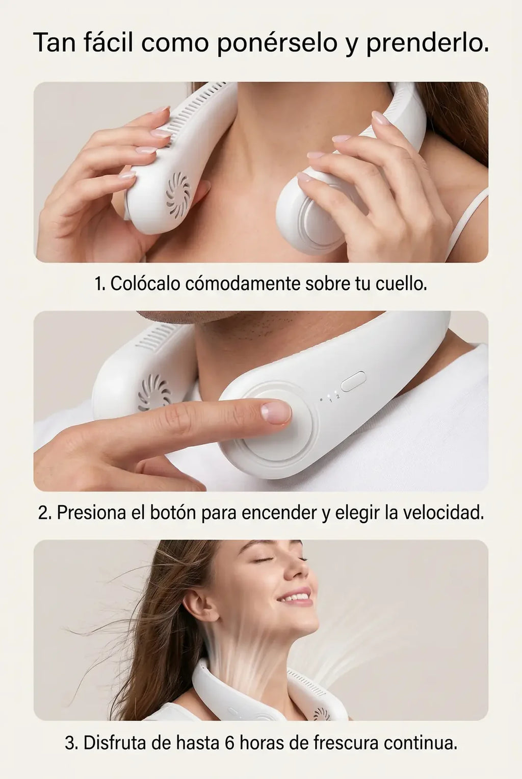 Ventilador Portatil Manos Libres