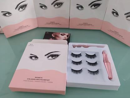 🔥 MEGA PROMOCIÓN 2x1 🔥 Compra 1 paquete de 5 pestañas y llévate 10 pestañas magnéticas 3D + delineador GRATIS 😍