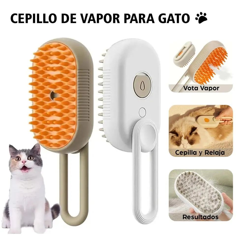 Cepillo Para Mascota De Vapor Spray Reca