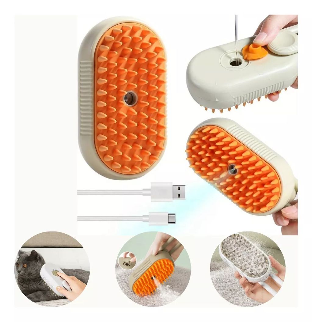 Cepillo Para Mascota De Vapor Spray Reca