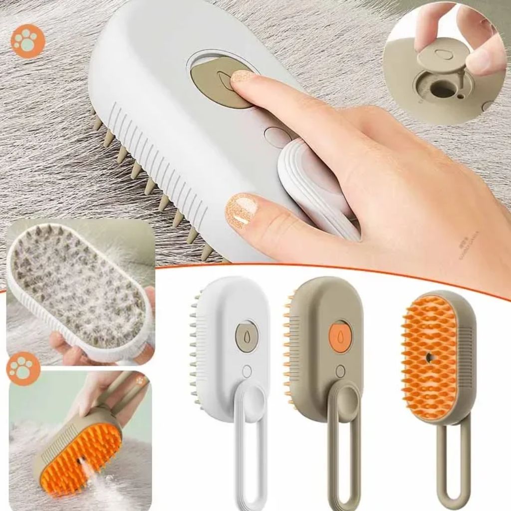 Cepillo Para Mascota De Vapor Spray Reca