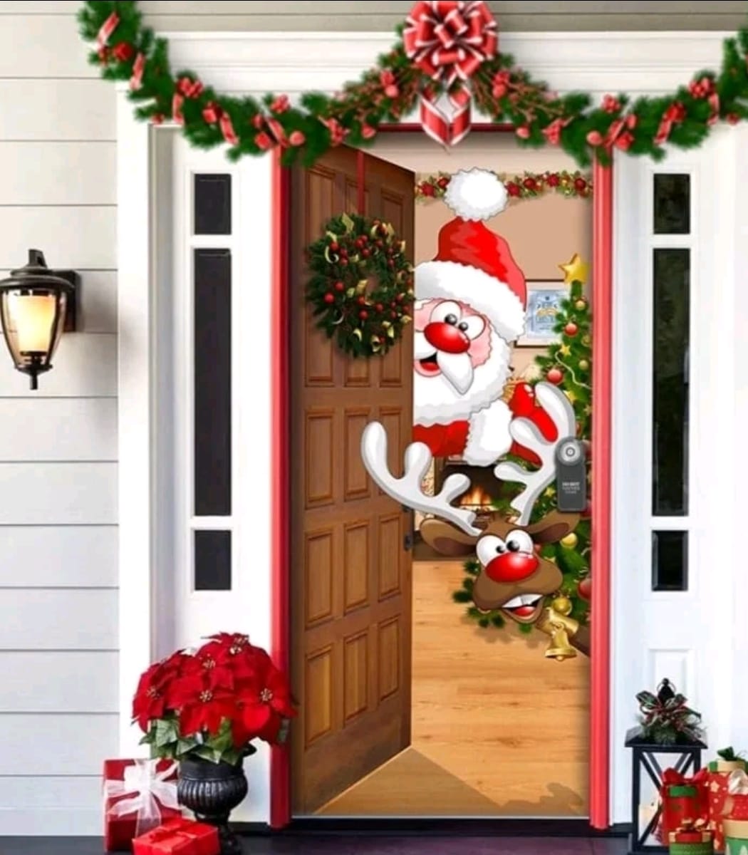 Haz Que Tu Puerta Destaque – Funda Navideña Original