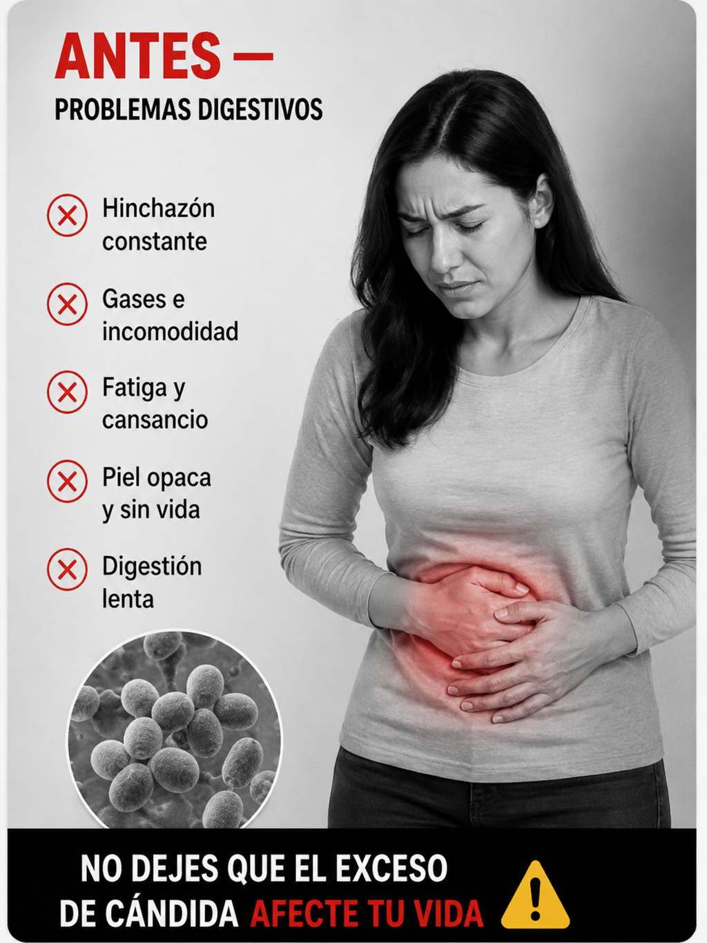 Candida Cleanse 60 Cápsulas - Limpieza Profunda Garantizada