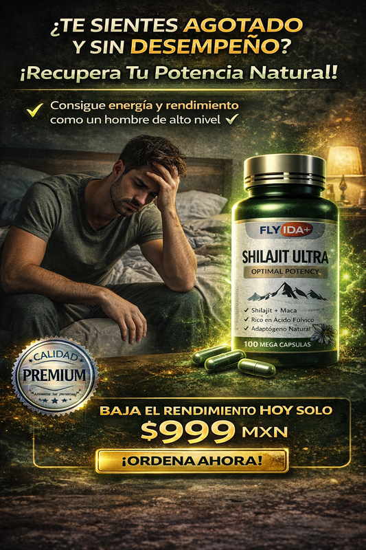 Suplemento Shilajit + Maca 100 capsulas