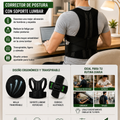 Corrector Postura Soporte Lumbar Premium Ajustable