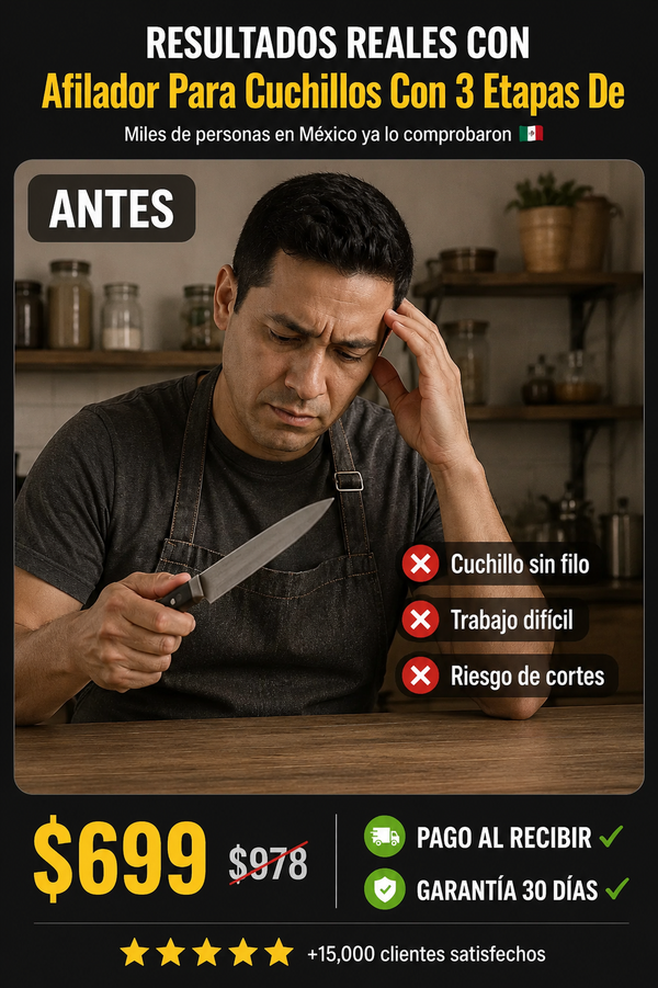 Afilador Cuchillos 3 Etapas Profesional Garantizado