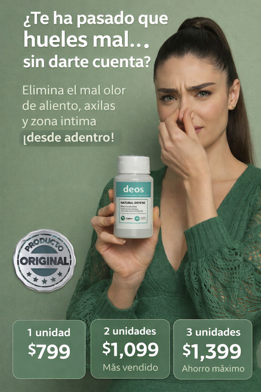 Deos Suplemento Elimina Mal Olor 30 caps