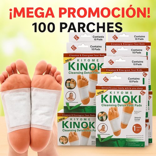 MEGA PROMO 100 Parches KINOKI desintoxicantes