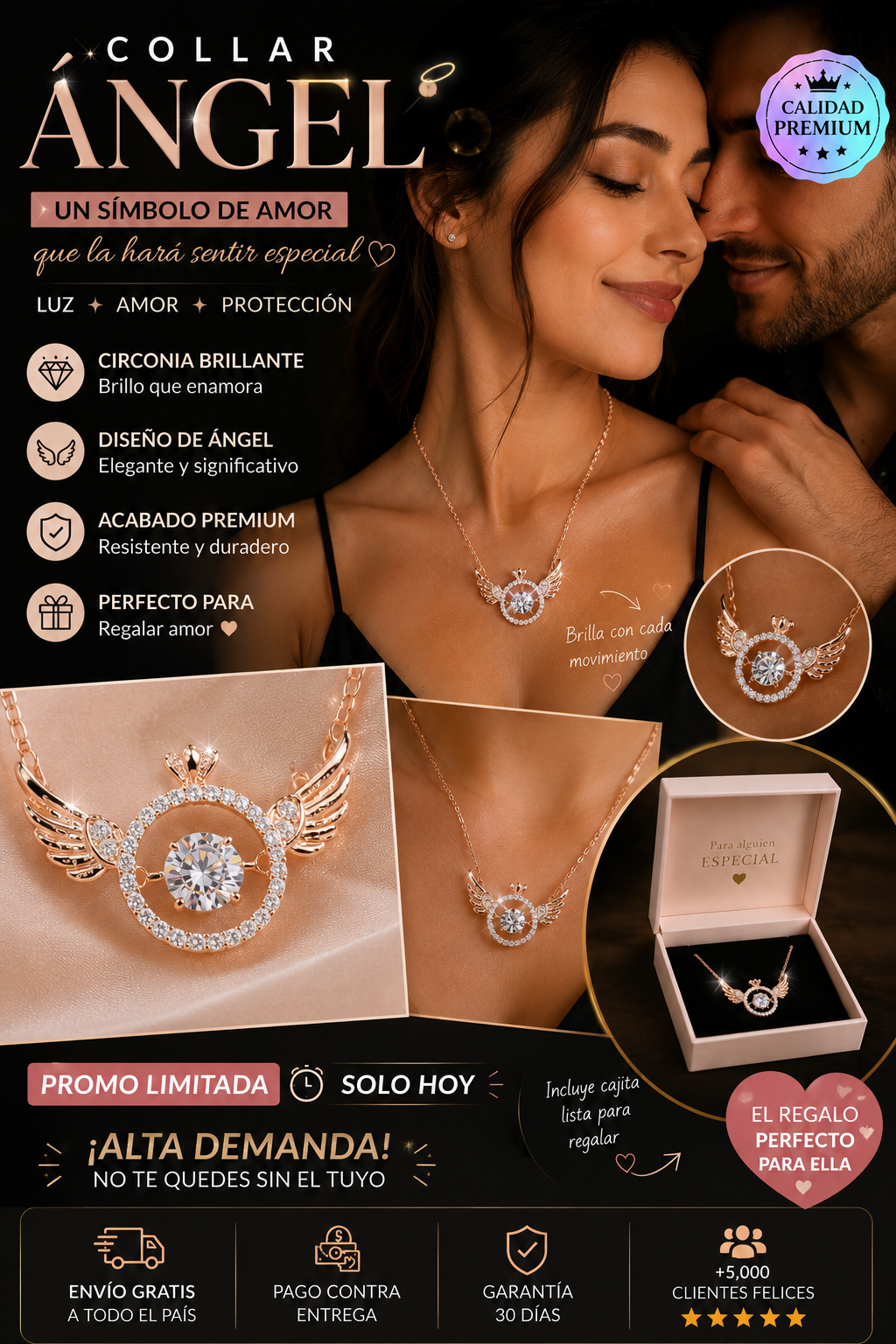 Collar Alas De Angel