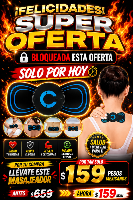 Masajeador Electrico Aliviar Dolor Muscu