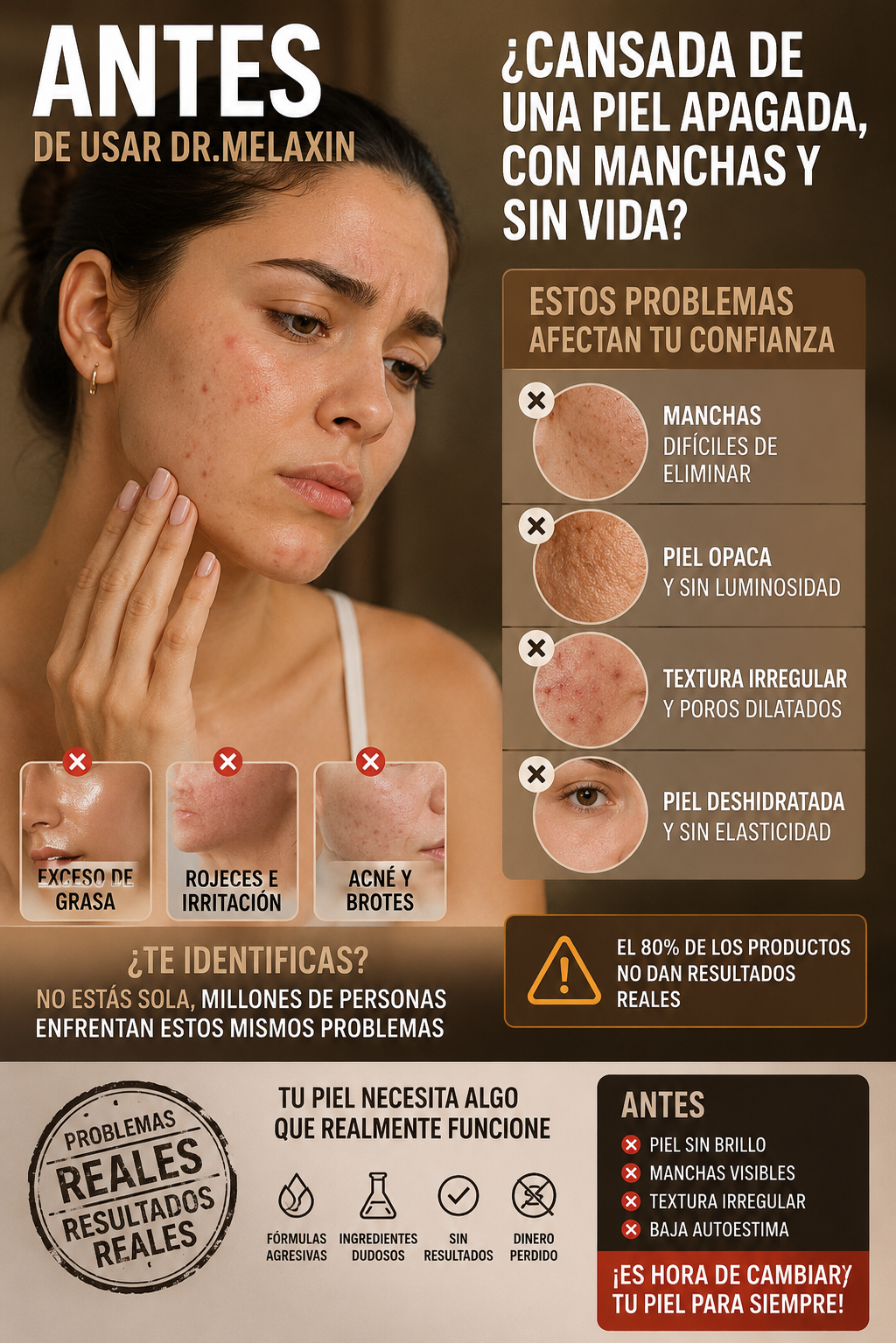 Kit Exfoliante Facial Dr. Melaxin Piel Suave Radiante