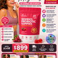 Probióticos Premium para Mujeres 60 Gomas Naturales
