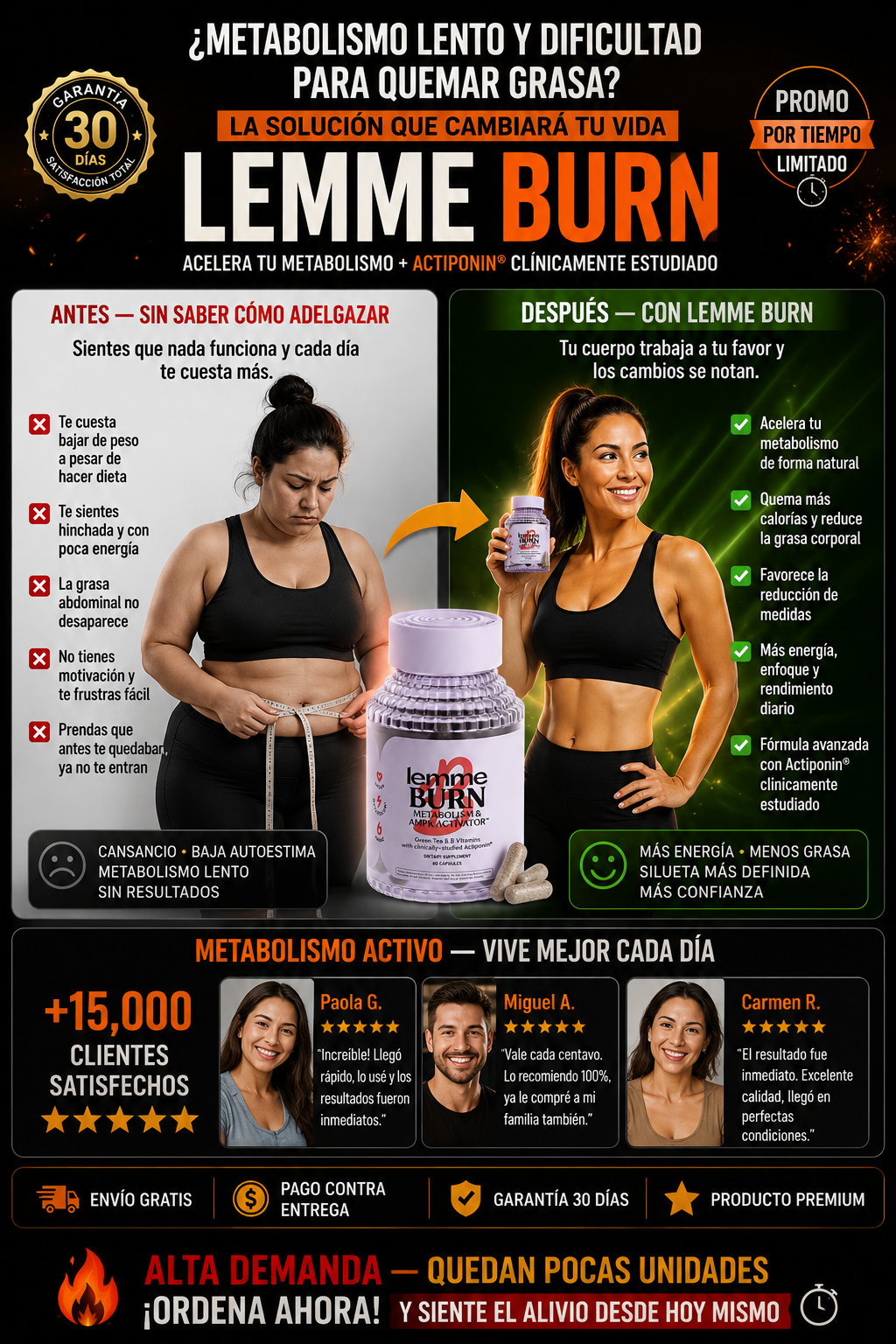 Lemme Burn - Quemador Grasa Natural Efectivo