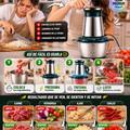 Picadora Eléctrica de Alimentos Potente Rápida