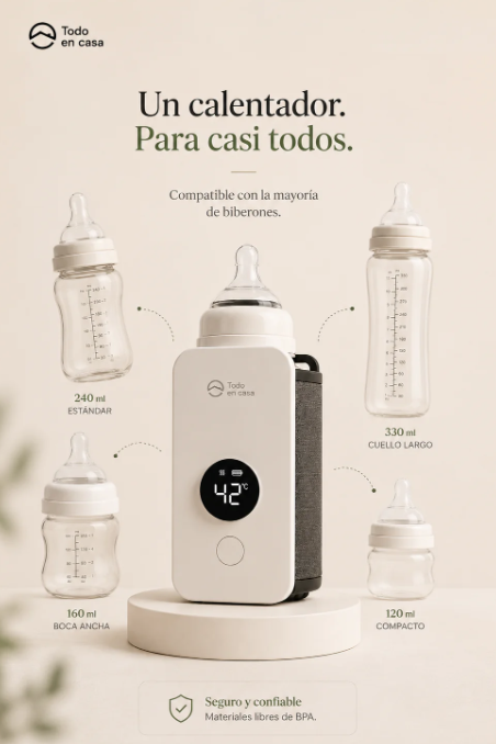 Calentador Biberon Recargable Portatil