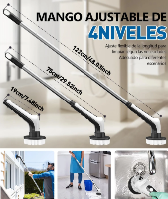 Cepillo Electrico Limpieza 9 En 1