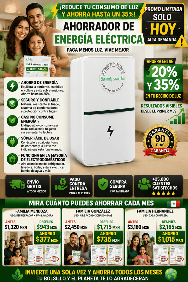 Ahorrador Energía Eléctrica Inteligente Económico Factura