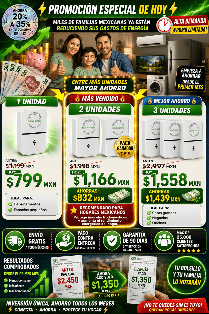 Ahorrador Energía Eléctrica Inteligente Económico Factura