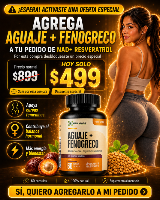 Suplemento Aguaje + Fenogreco 60 cap