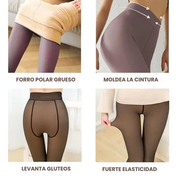 Leggings Afelpados Térmicos Gruesos - Abrigo Invierno