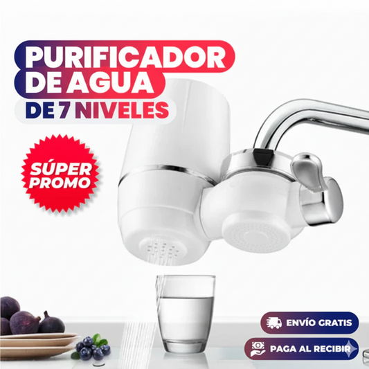 Filtro De Grifo Purificador Agua Blanco