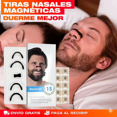 Tiras Nasales Antironquidos Magneticas