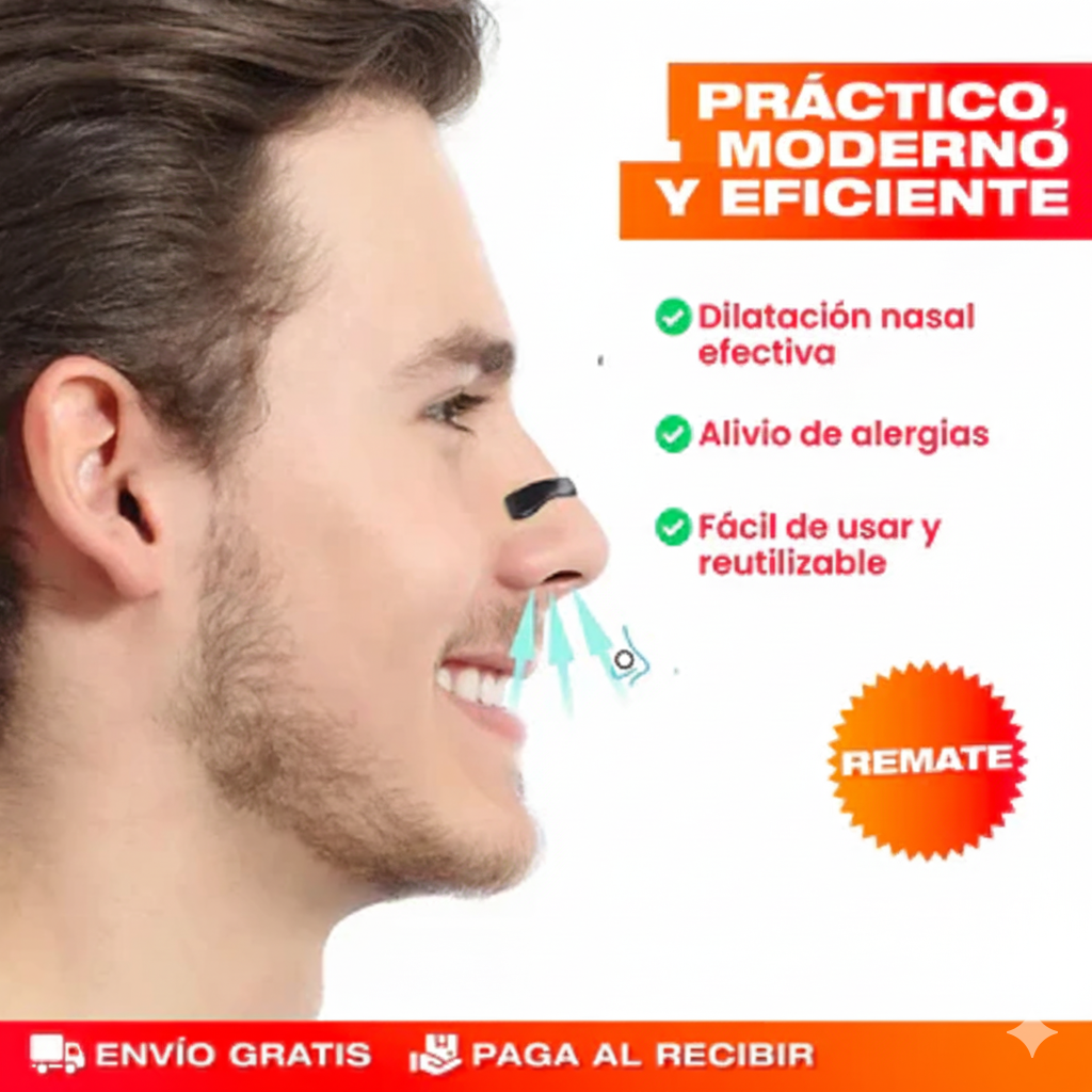 Tiras Nasales Antironquidos Magneticas