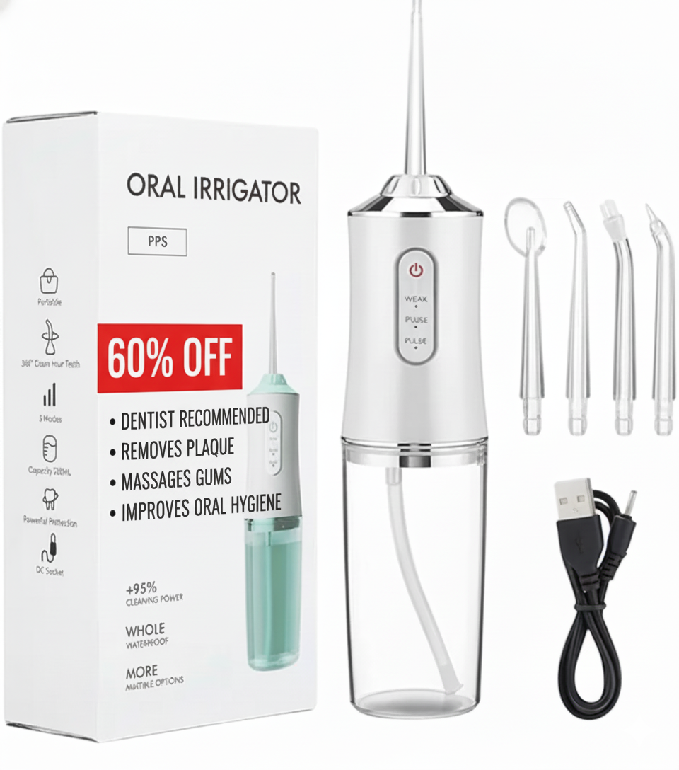 Irrigador Bucal Inalámbrico Portatil