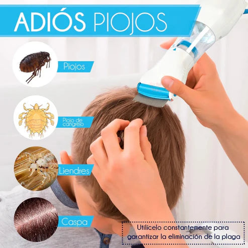 Peine Electrico Aspiradora Para Eliminar