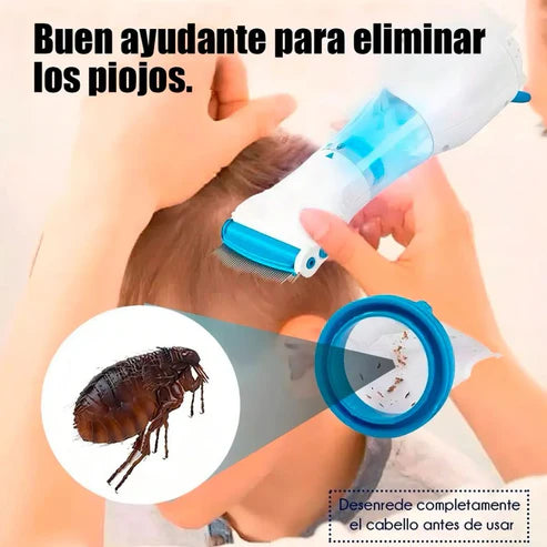 Peine Electrico Aspiradora Para Eliminar