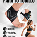 Tobillera Azul De Comprension Deportiva