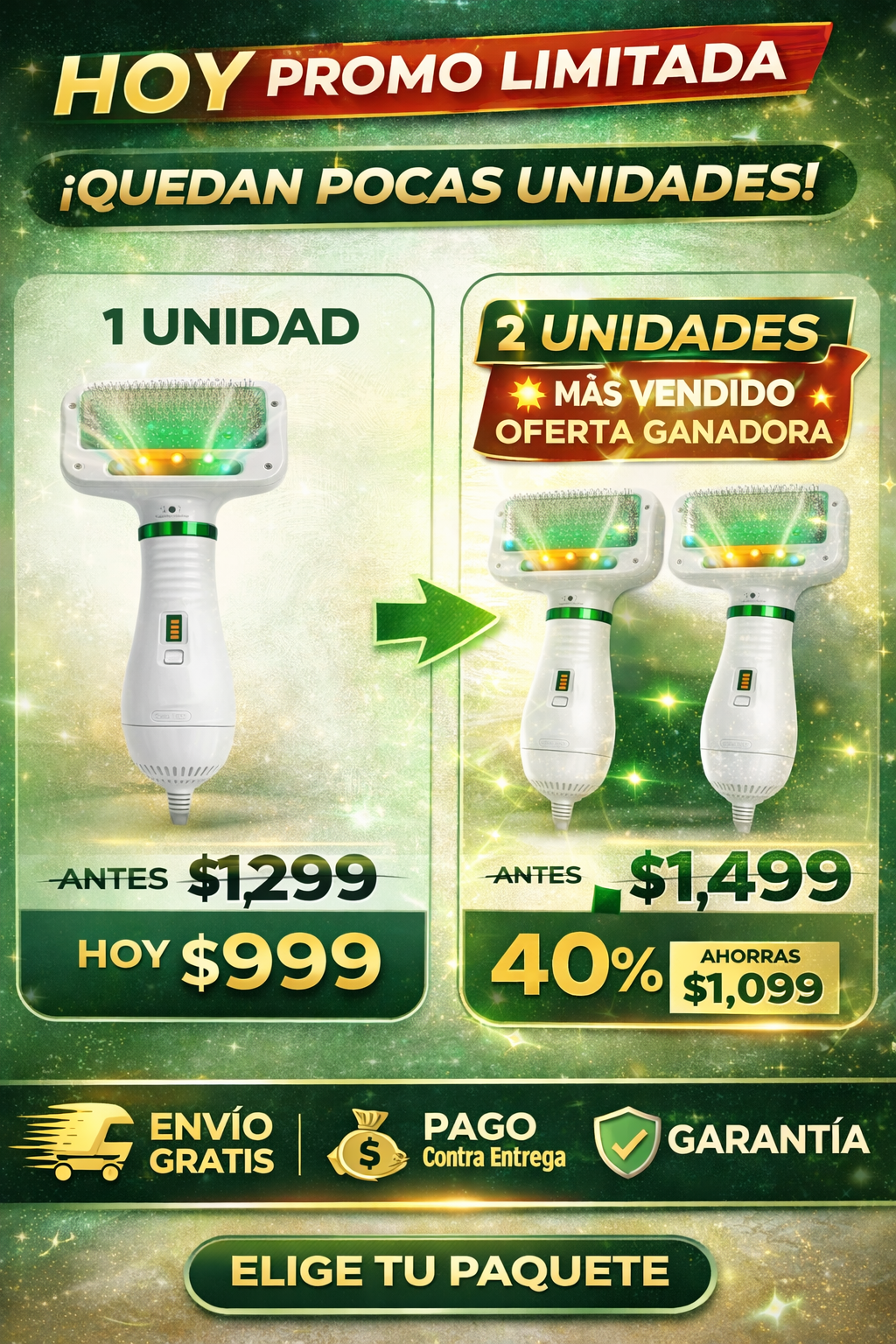 CEPILLO SECADOR PARA MASCOTAS