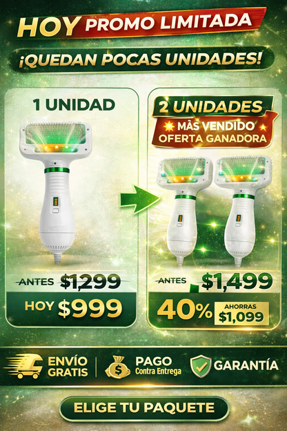 CEPILLO SECADOR PARA MASCOTAS