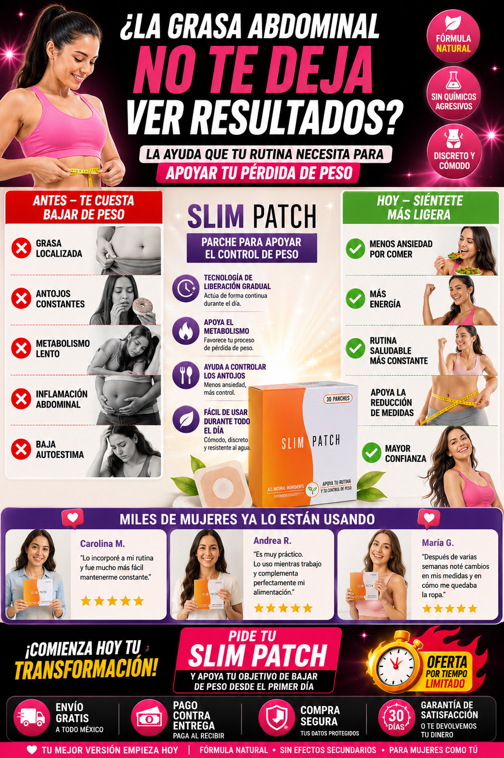 Slim Patch Reductor De Peso - Envío Seguro COD