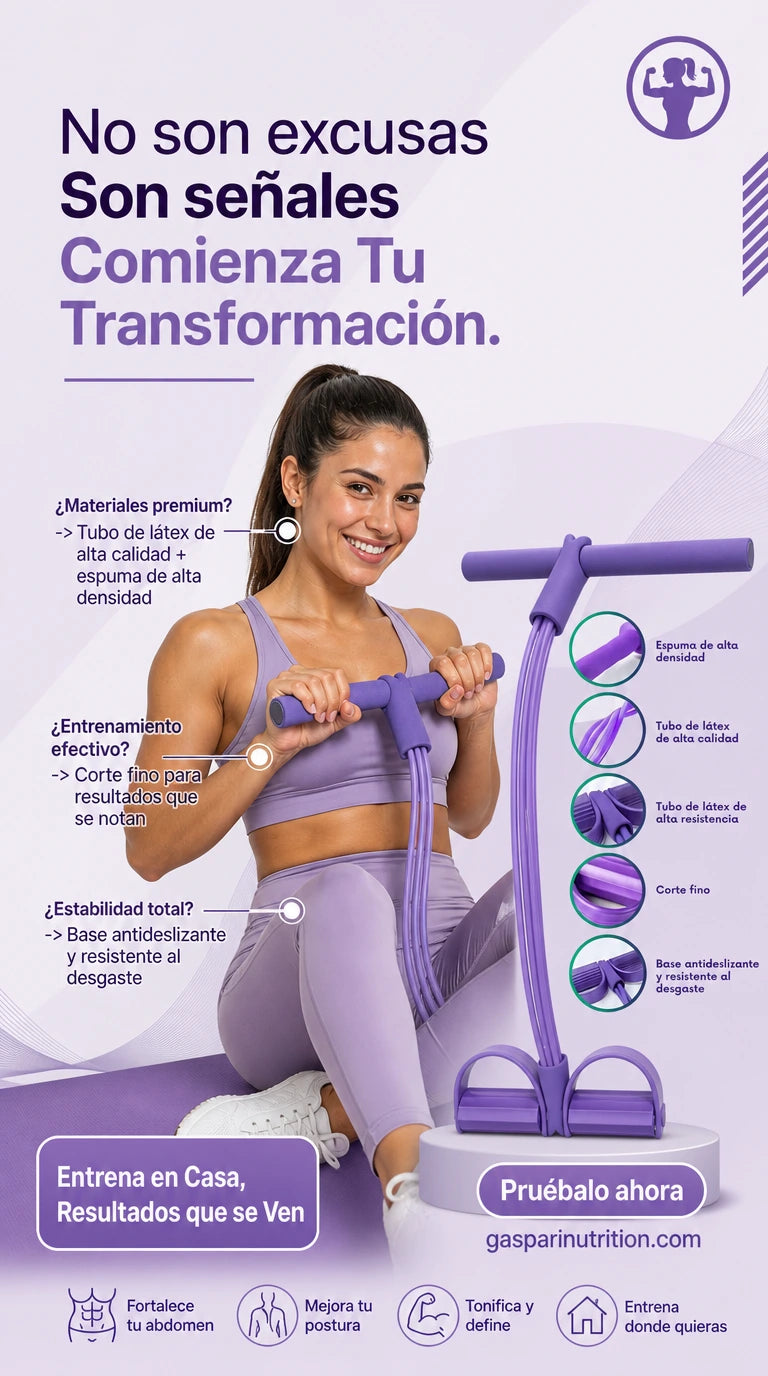 Banda Elástica Resistencia Multiusos - Ejercicio en Casa