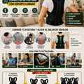 Corrector Postura Soporte Lumbar Premium Ajustable