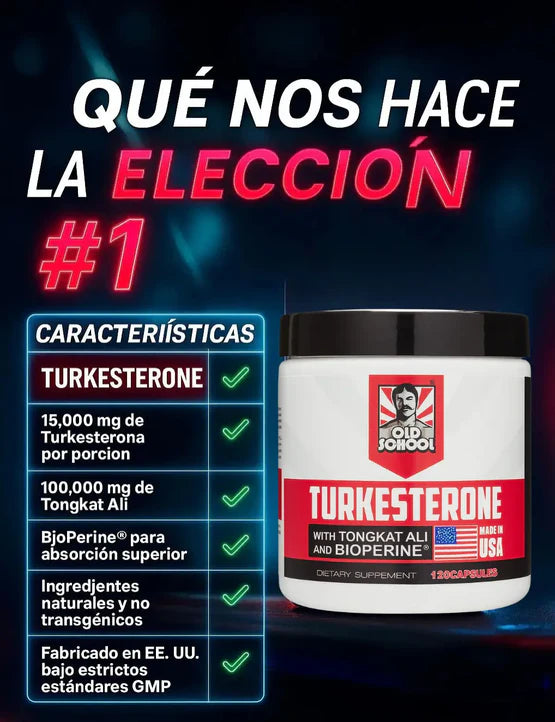 Turkesterone 120 cápsulas 100% A.P