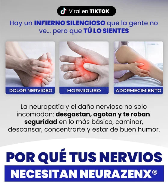 Suplemento Neurazenx Nutrients para Nervios Relajados