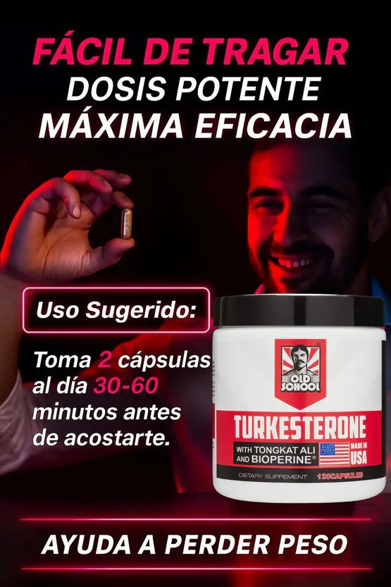 Turkesterone 120 cápsulas 100% A.P