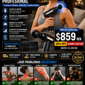 Pistola Masajeadora Muscular Portátil - Alivio Inmediato