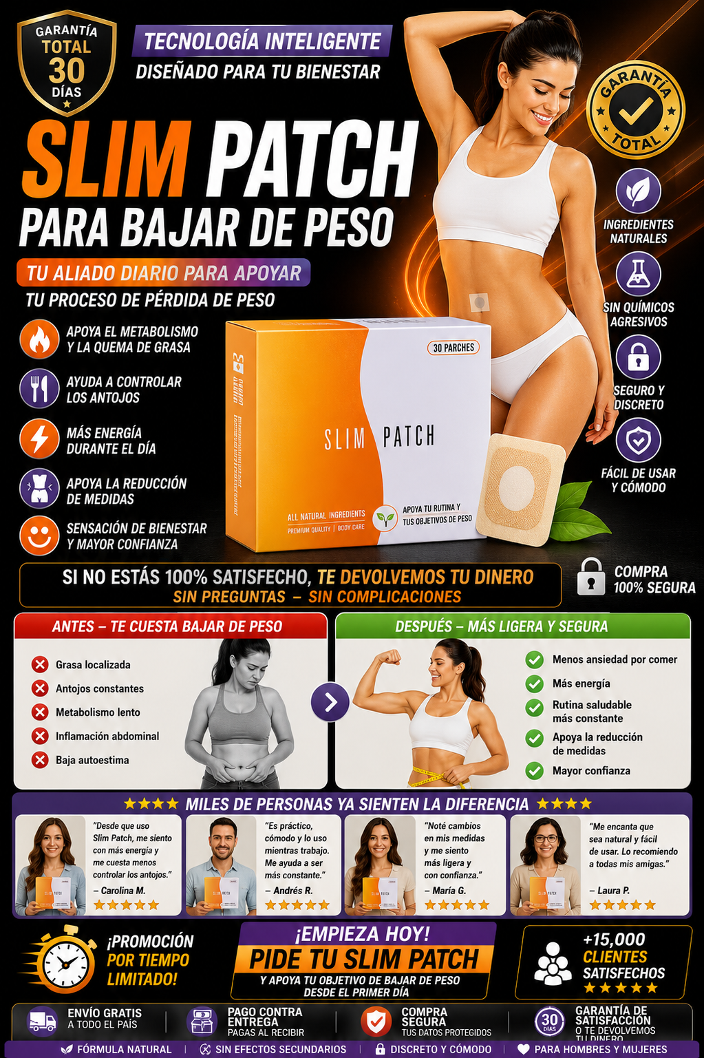 Slim Patch Reductor De Peso - Envío Seguro COD