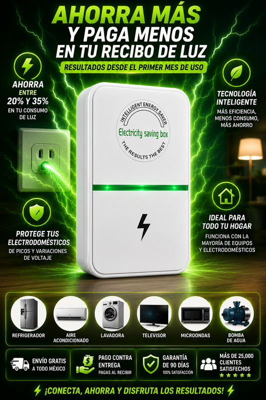 Ahorrador De Energia Luz Electricidad
