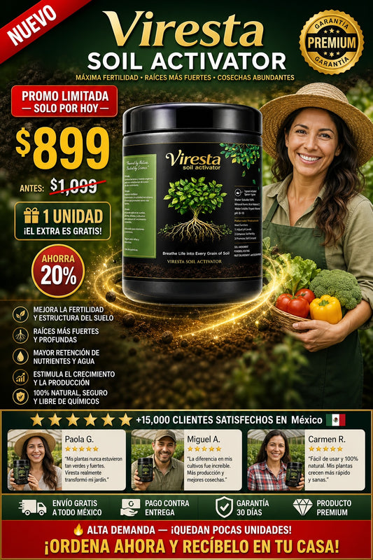 Viresta Soil Activator Mejora Suelo - imagen 1