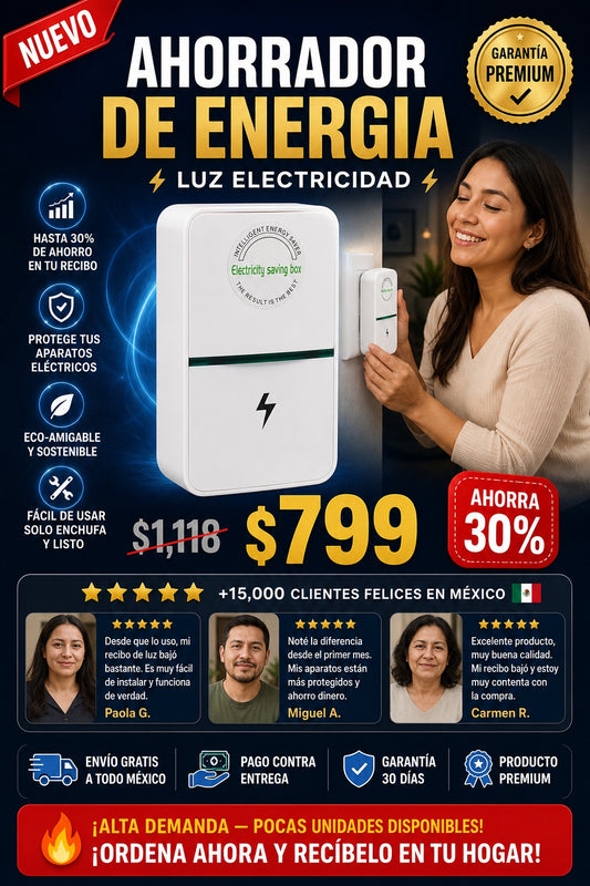 Ahorrador De Energia Luz Electricidad - imagen 1