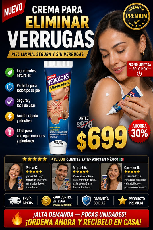 Crema Para Eliminar Verrugas - imagen 1