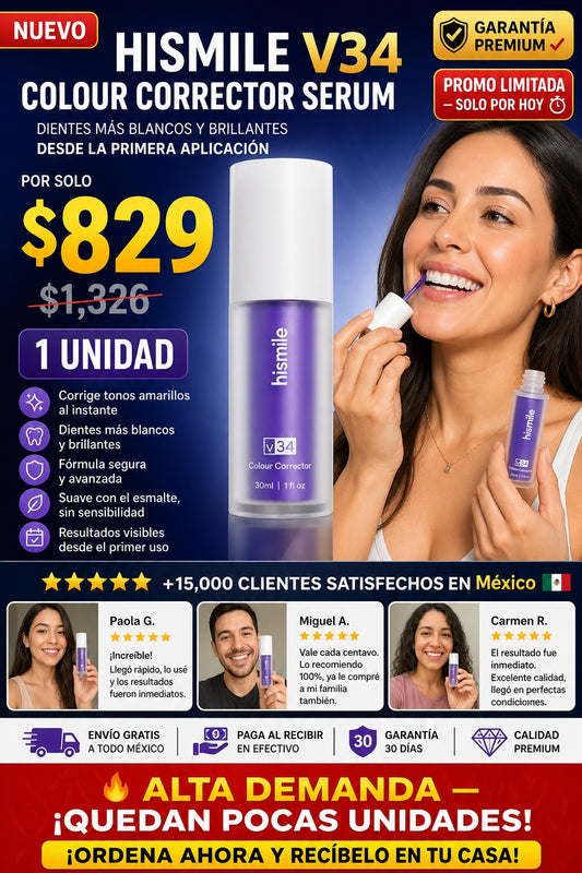 Pasta Hismiles Morada Blanqueador Dental - imagen 1