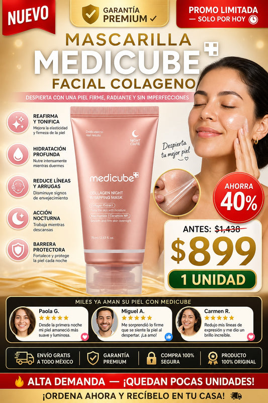 Mascarilla Medicube Facial Colageno - imagen 1