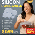 6 Tapas De Silicon Reutilizables - imagen 1