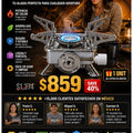 Estufa Portatil De Gas Para Camping - imagen 1