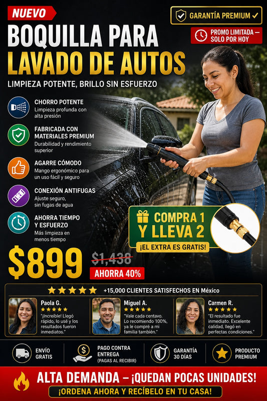 Boquilla Limpieza Alta Presion Portatil - imagen 1